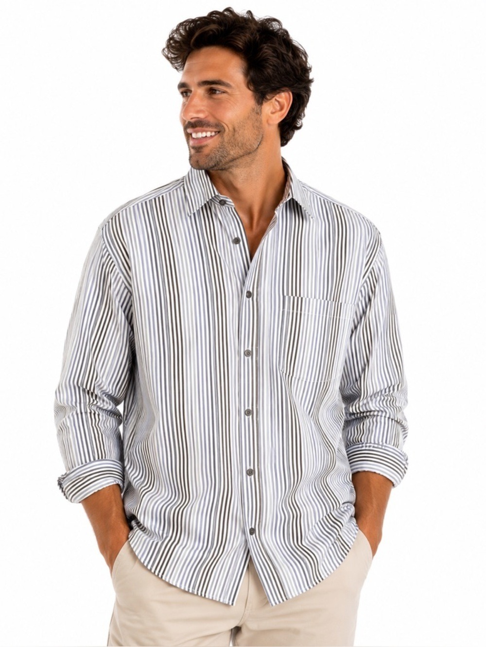 Joesph & Feiss Dress Shirt Mens X-Large Long Sleeve Preppy Business Casual